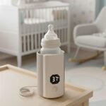 🍼 سخان رضاعة محمول قابل لإعادة الشحن