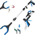 🛠️ أداة التقاط طويلة 95 سم قابلة للطي – قبضة مغناطيسية قوية  360°