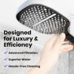 رأس دش 8 في 1 – ضغط قوي، راحة مثالية وتوفير للماء